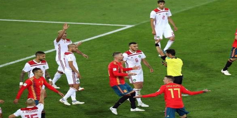 الفيفا يغرم المغرب بعد مباراة كأس العالم 2018